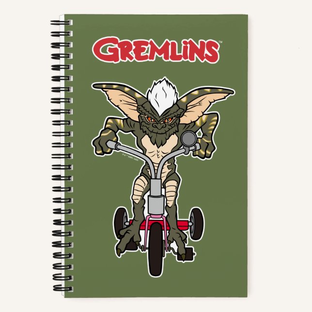 Carnet Gremlins | Stripe Riding Tricycle (Recto)