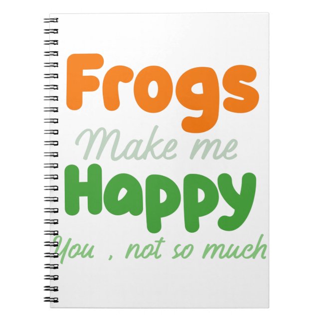 Carnet grenouille (Devant)