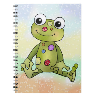 Carnet grenouille à points