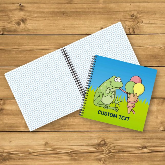 Carnet Grenouille avec glace (Créateur téléchargé)