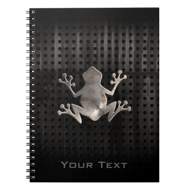Carnet Grenouille grunge (Devant)