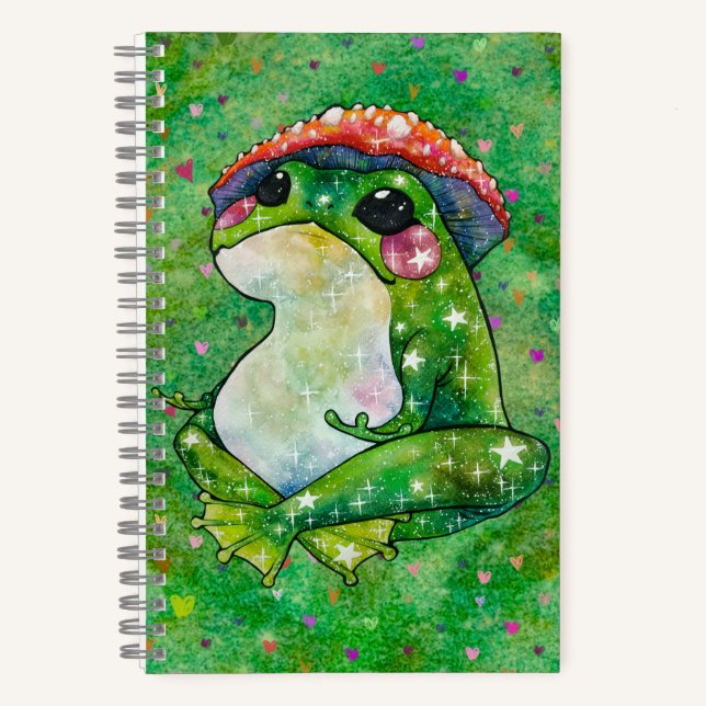Carnet Grenouille nommée Clover (Recto)