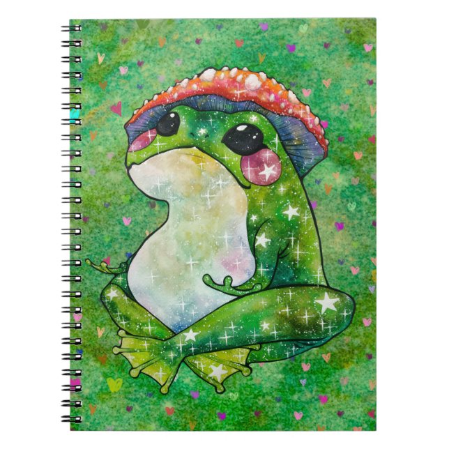 Carnet Grenouille nommée Clover (Devant)