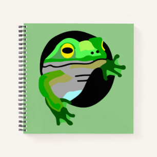 Carnet Grenouille verte