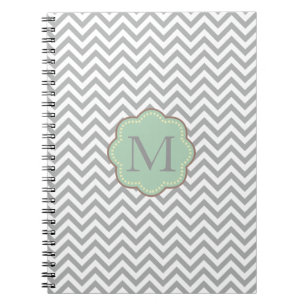 Carnet Grey Chevron