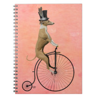 Greyhound sur Black Penny Farthing