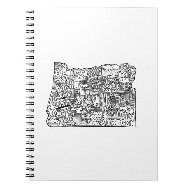 Carnet Griffonnage de l'Orégon (Devant)