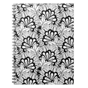 Carnet Griffonnage de motif de fleur
