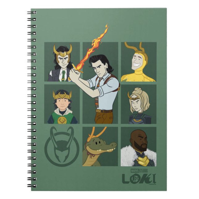 Carnet Grille de variables Loki (Devant)