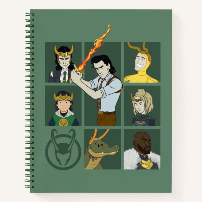 Carnet Grille de variables Loki (Devant)