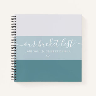 Carnet Grille moderne Notre liste de seaux Tenues de coup