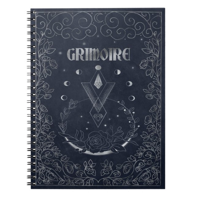 Carnet Grimoire des phases de la lune (Devant)