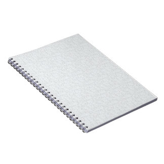Carnet Gris Clair Floral Géométrique | Motif Été Moderne