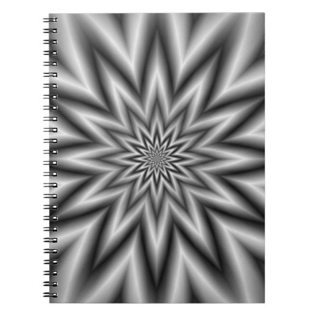 Carnet gris étoile (Devant)