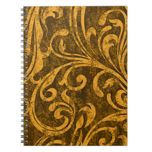 Carnet Gris floral, texture transparente haute résolution