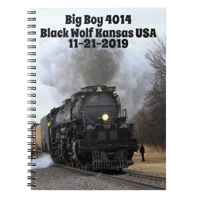 Carnet Gros garçon 4014 Loup noir Kansas (Devant)