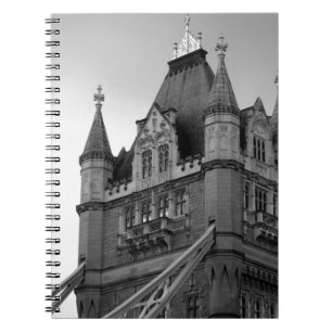 Carnet Gros plan du London Tower Bridge
