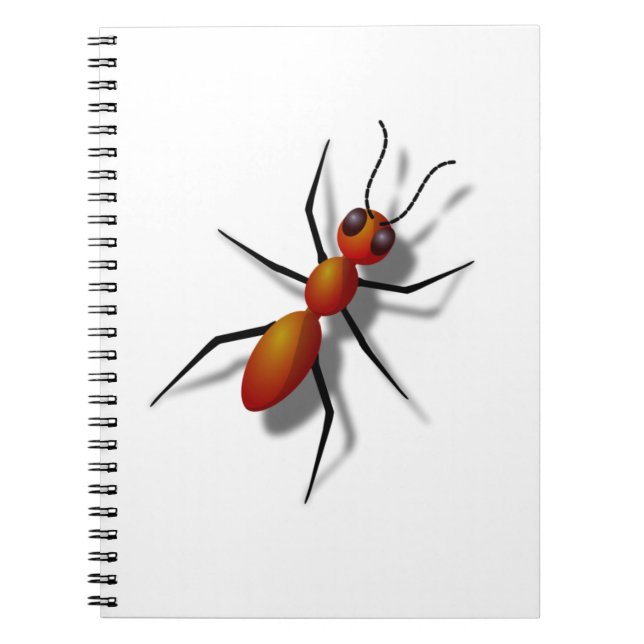 Carnet Grosse fourmi rouge (Devant)