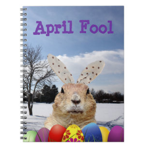 Carnet Groundhog April Fool Day