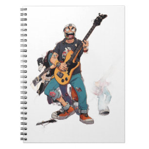 Carnet Groupe de Punk Hardcore Dessiné – Animation Énergi