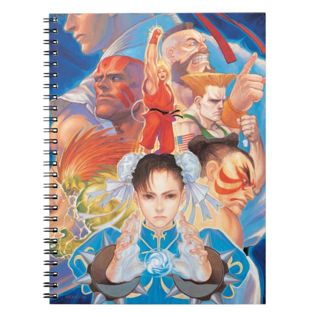 Carnet Groupe de Street Fighter 2 Chun-Li (Devant)