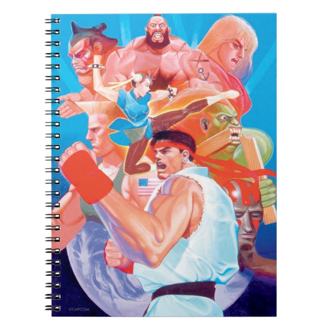 Carnet Groupe de Street Fighter 2 Ryu (Devant)