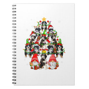 Carnet Groupe Père Noël Reindeer Elf Bernedoodles Comme N