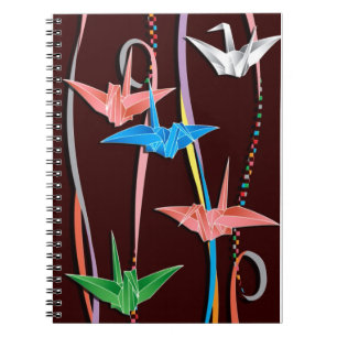 Carnet Grues d'origami