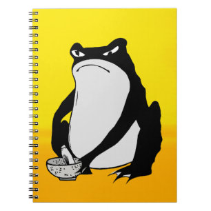 Carnet Grumpy Frog dessin art japonais par Matsumoto Hoji