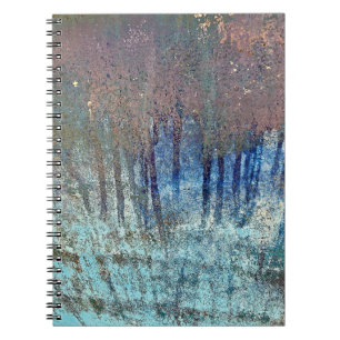 Carnet Grungy Paint Streak Abstrait
