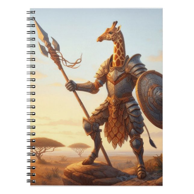 Carnet Guerrier de girafe (Devant)