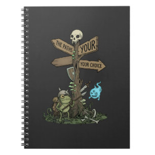 Carnet  Guerrier Fantastique de Grenouille Mignonne