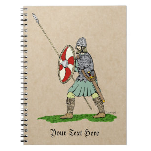 Carnet Guerrier médiéval anglais/saxon