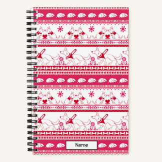 Carnet Guide Chien Conte Berger Allemand - Rouge - Petit