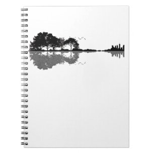 Carnet Guitare acoustique Nature Est Musique Basse Guitar