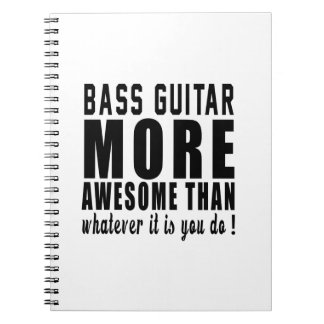 Carnet Guitare basse plus impressionnante que celui que
