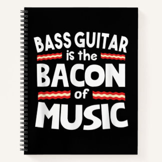 Carnet Guitare Lover | Basse Guitare Est Bacon De Musique