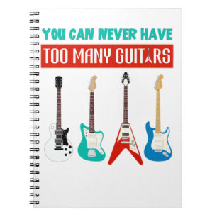 Carnet Guitare Lover  Vous Ne Pouvez Jamais Avoir Beaucou