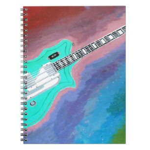 Carnet Guitare verte