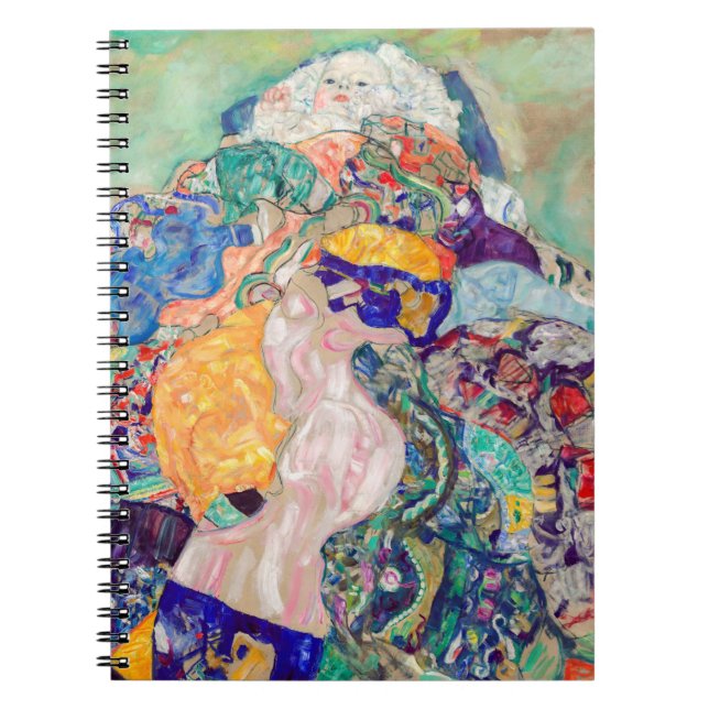 Carnet Gustav Klimt - Bébé / Berceau (Devant)