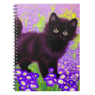 Carnet Gustav Klimt Black Kitten