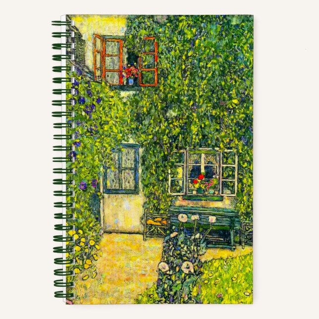 Carnet Gustav Klimt La Maison de Guardaboschi (Recto)