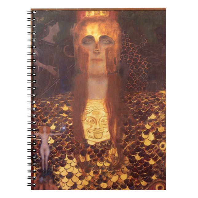 Carnet Gustav Klimt Minerva Pallas Athéna (Devant)