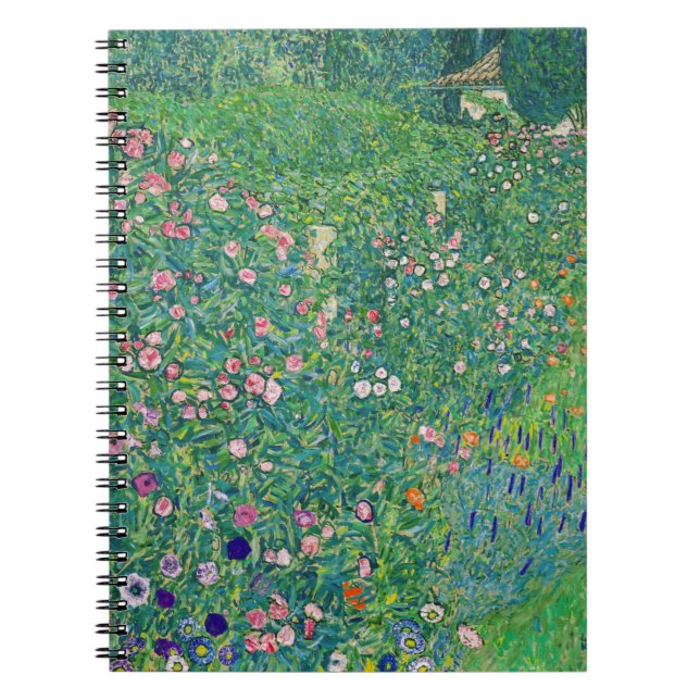 Carnet Gustav Klimt - Paysage du jardin italien (Devant)