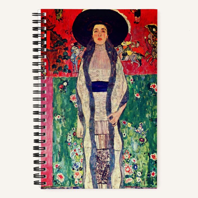 Carnet Gustav Klimt Portrait d'Adele Bloch-Bauer II (Recto)