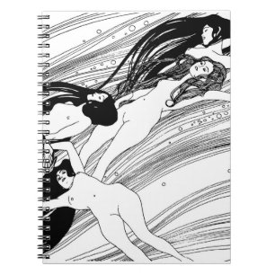 Carnet Gustav Klimt - Sang de poisson Art surréaliste jap