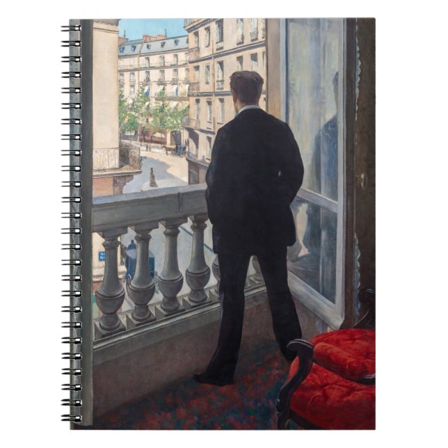 Carnet Gustave Caillebotte - Homme à la fenêtre (Devant)