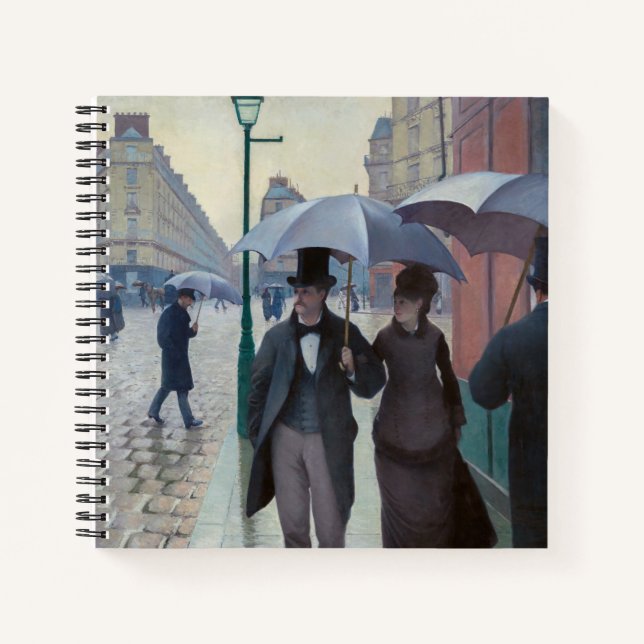 Carnet Gustave Caillebotte - Paris Street ; Rainy Day (Devant)
