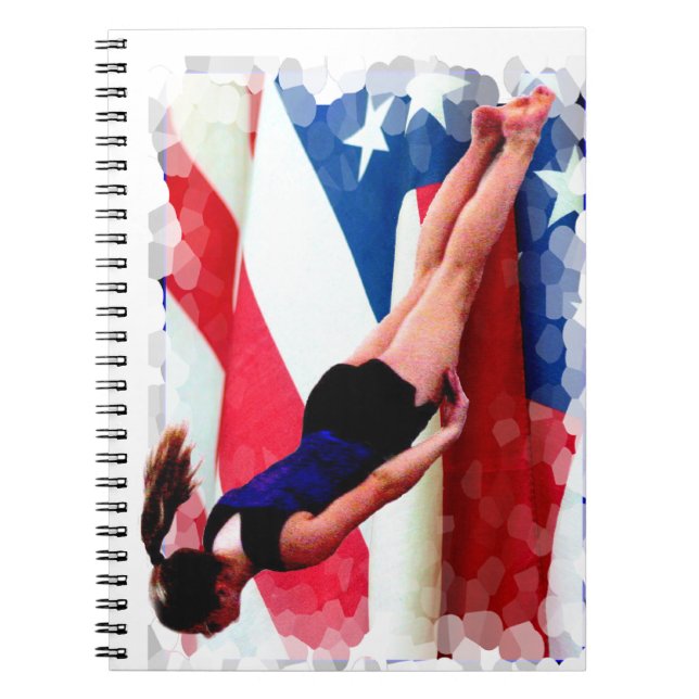 Carnet Gymnaste de trempoline (Devant)