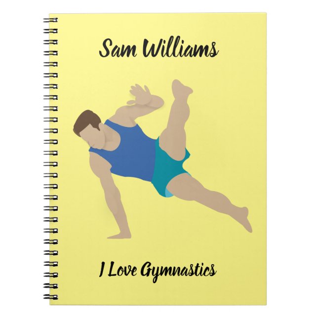 Carnet Gymnaste masculin (Devant)